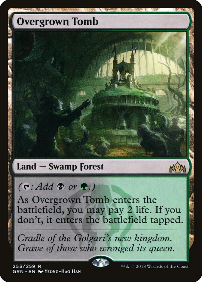 Overgrown Tomb card front