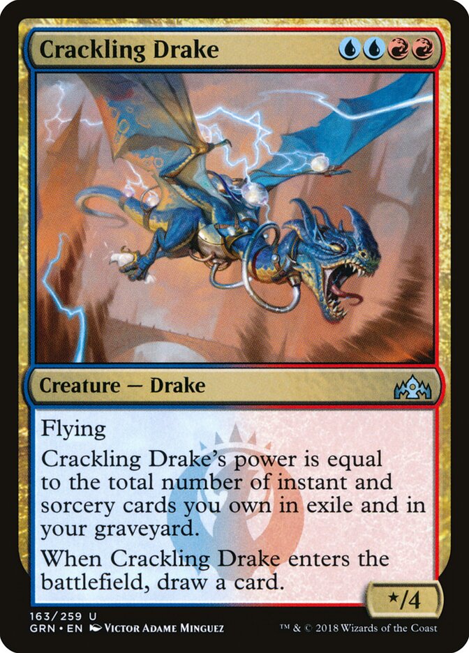 Crackling Drake card front