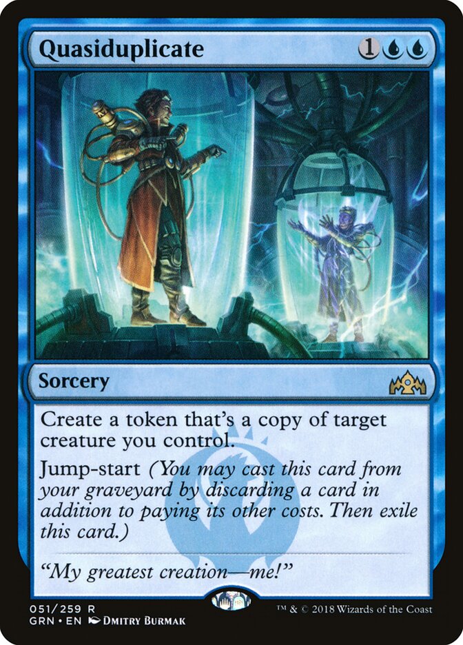 Quasiduplicate card front