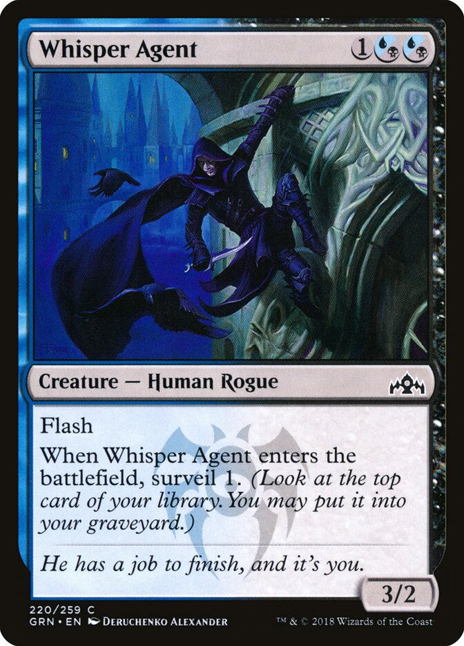 Whisper Agent card front