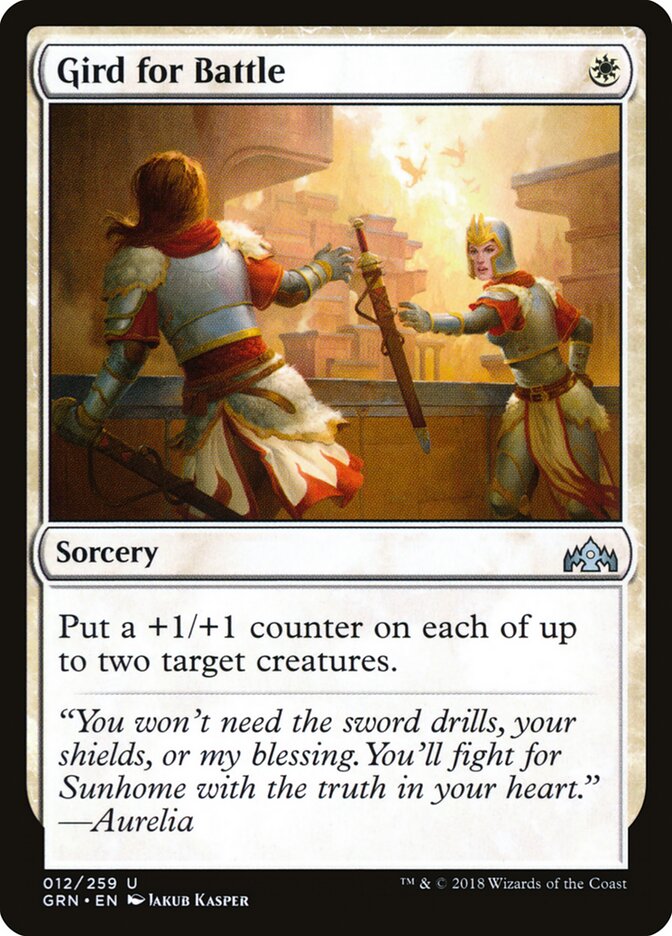 Gird for Battle card front