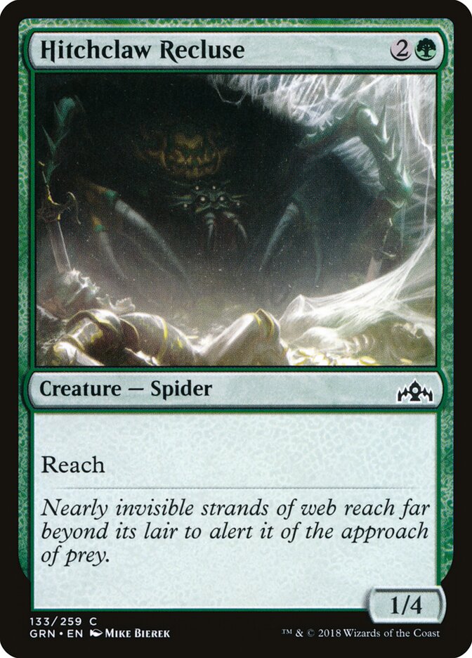 Hitchclaw Recluse card front