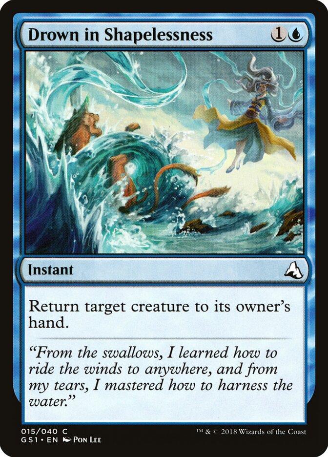 Drown in Shapelessness card front