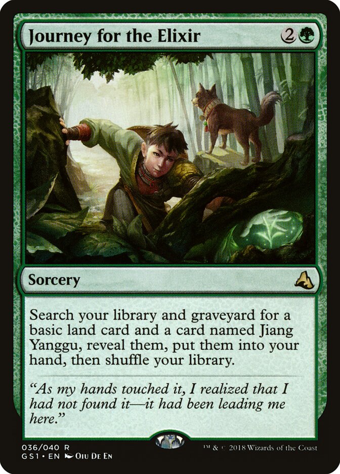 Journey for the Elixir card front