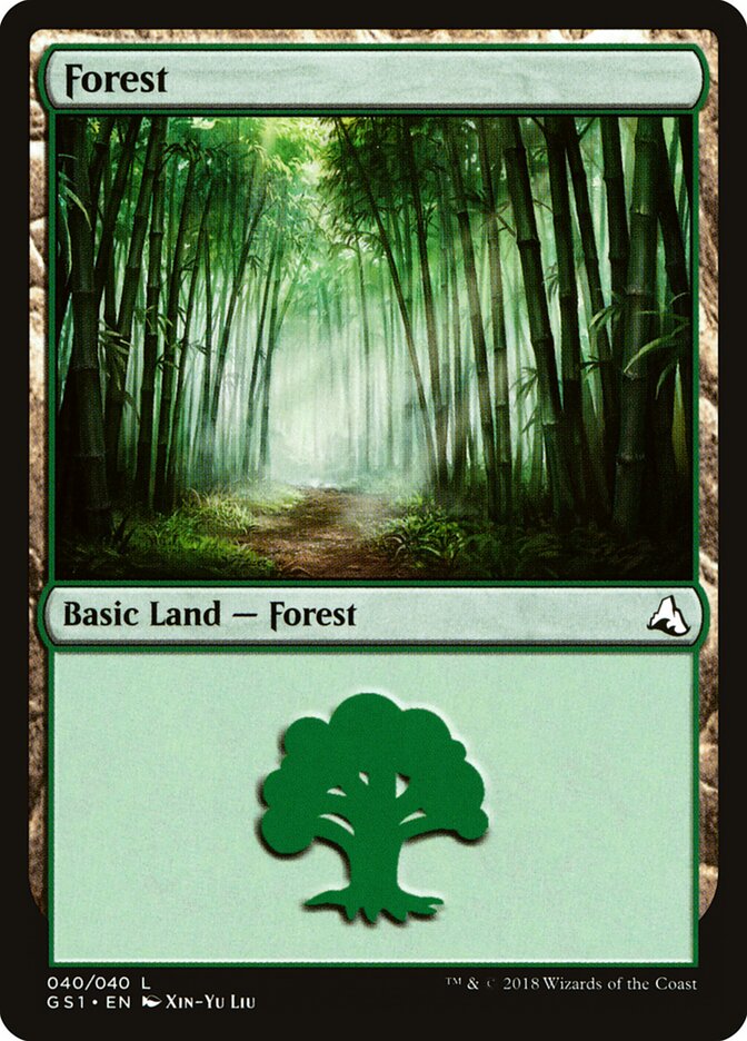 Forest card front