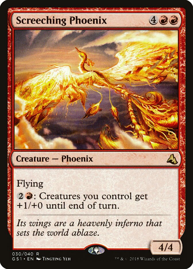 Screeching Phoenix card front