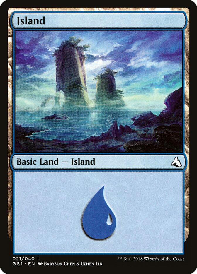 Island card front