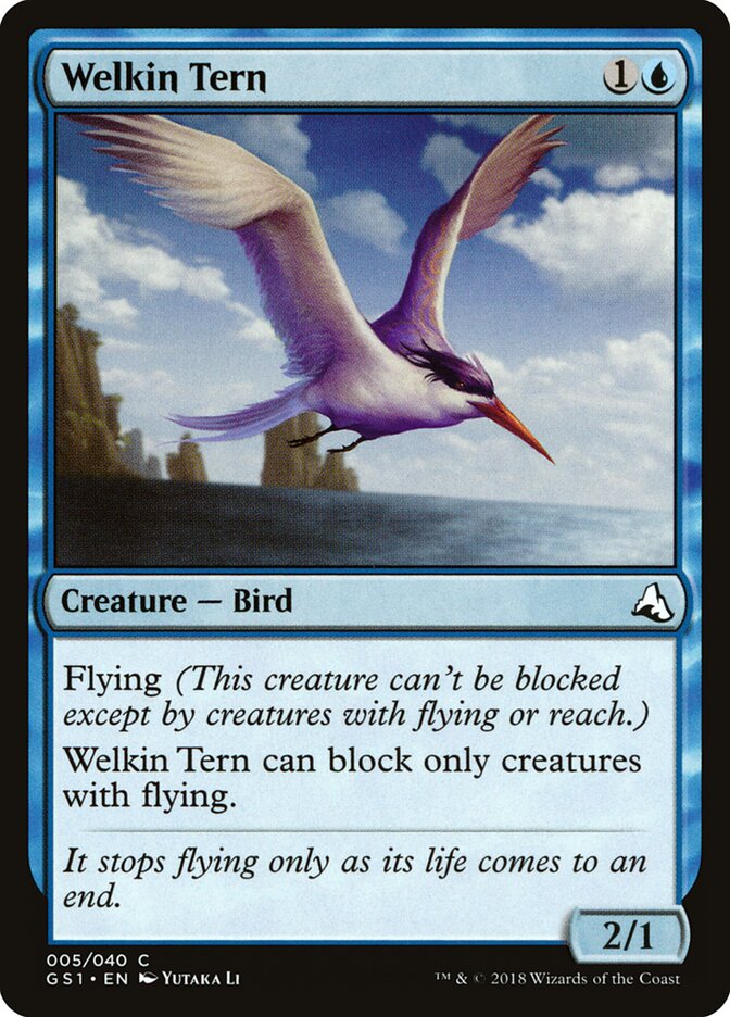 Welkin Tern card front