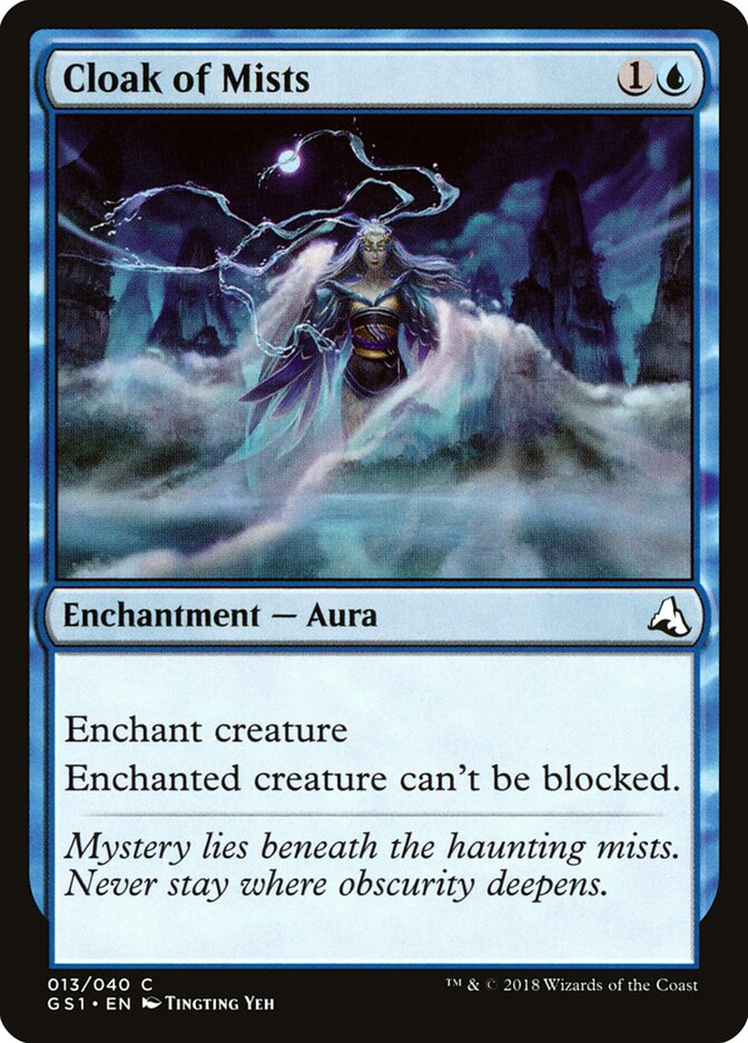 Cloak of Mists card front