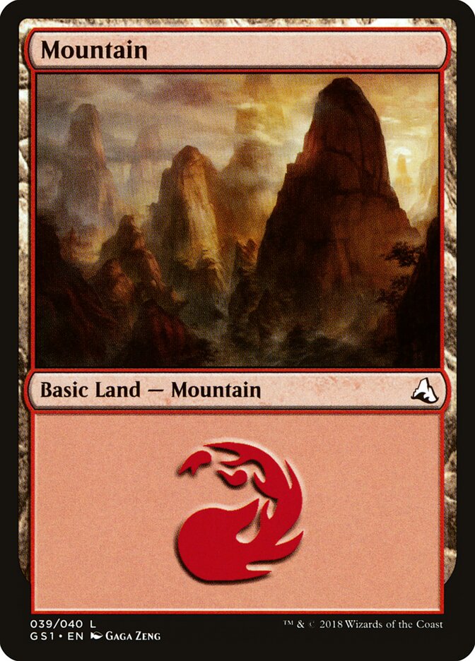Mountain card front