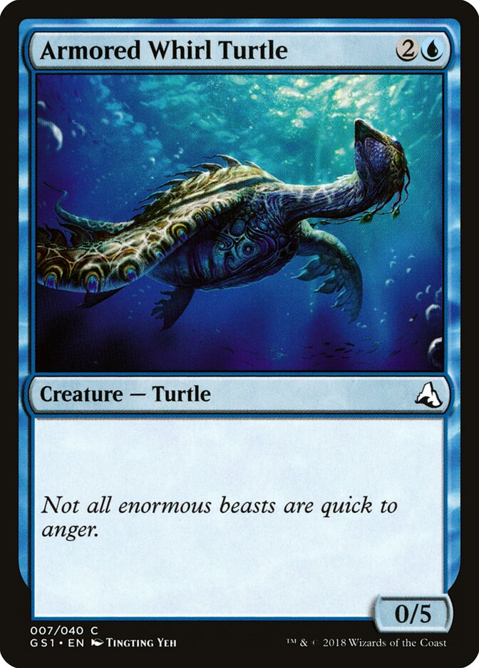Armored Whirl Turtle card front