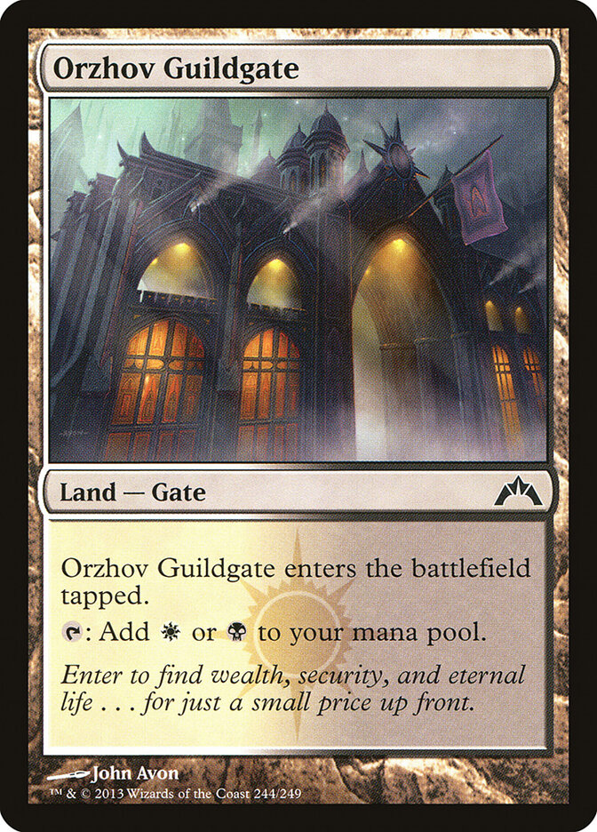 Orzhov Guildgate card front