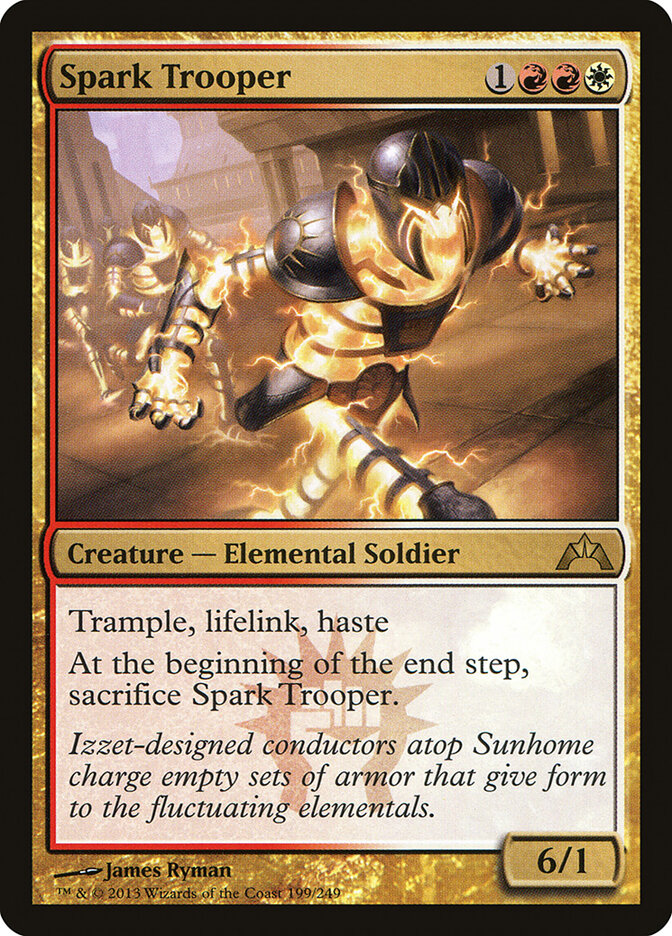 Spark Trooper card front