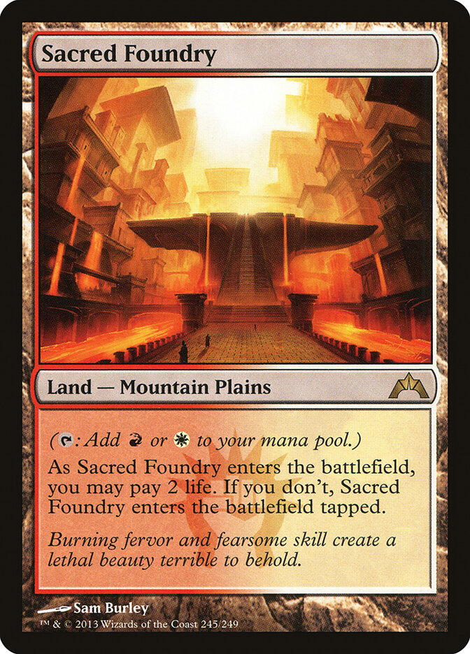 Sacred Foundry card front