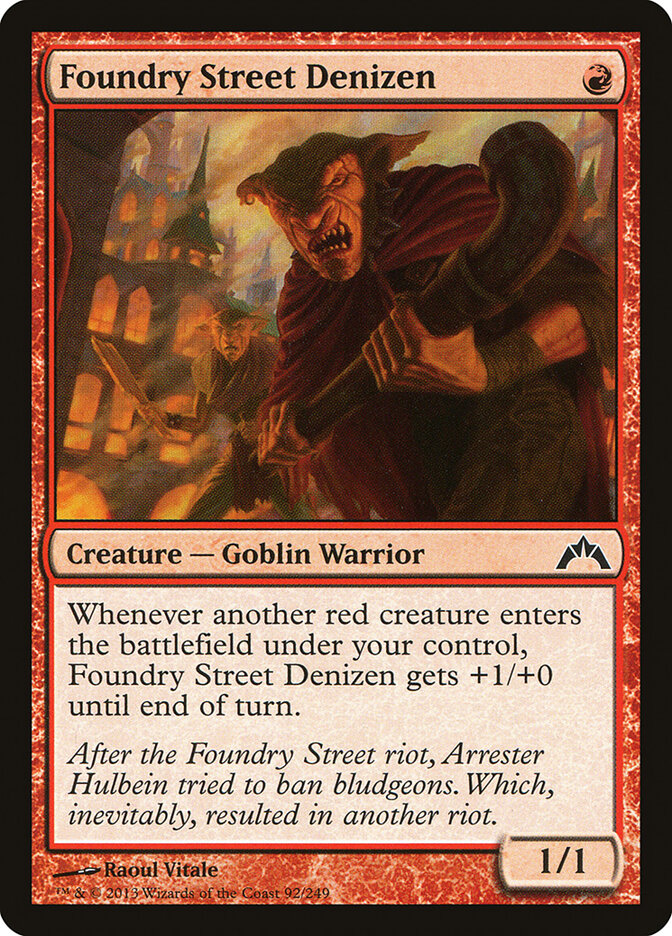 Foundry Street Denizen card front