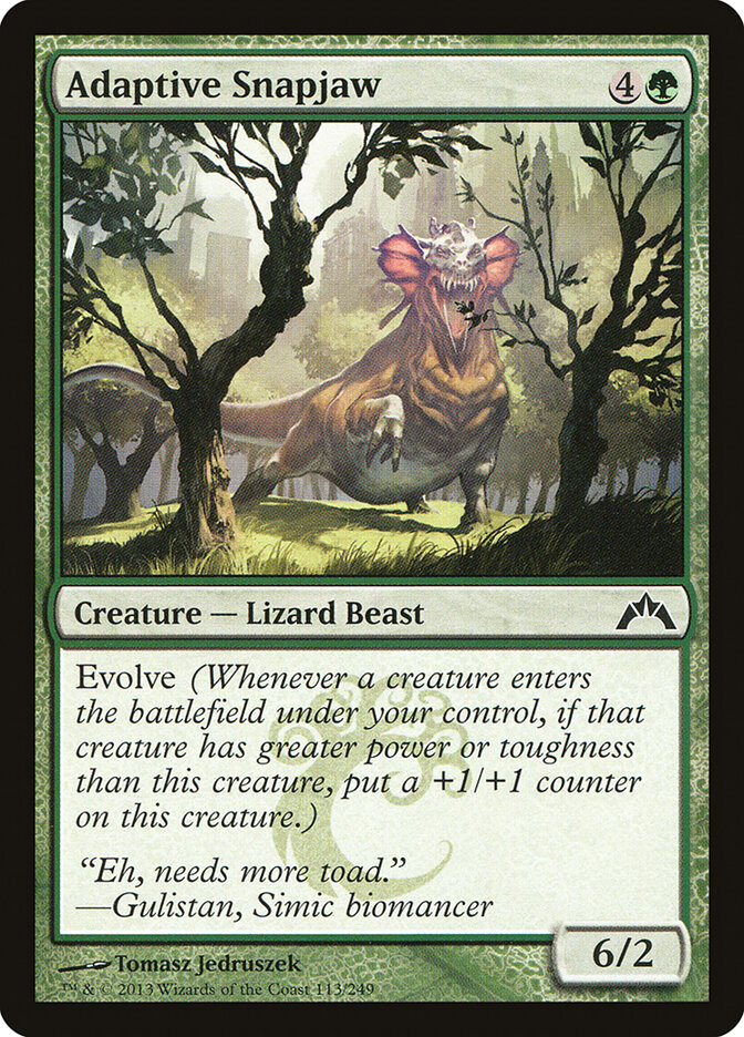 Adaptive Snapjaw card front