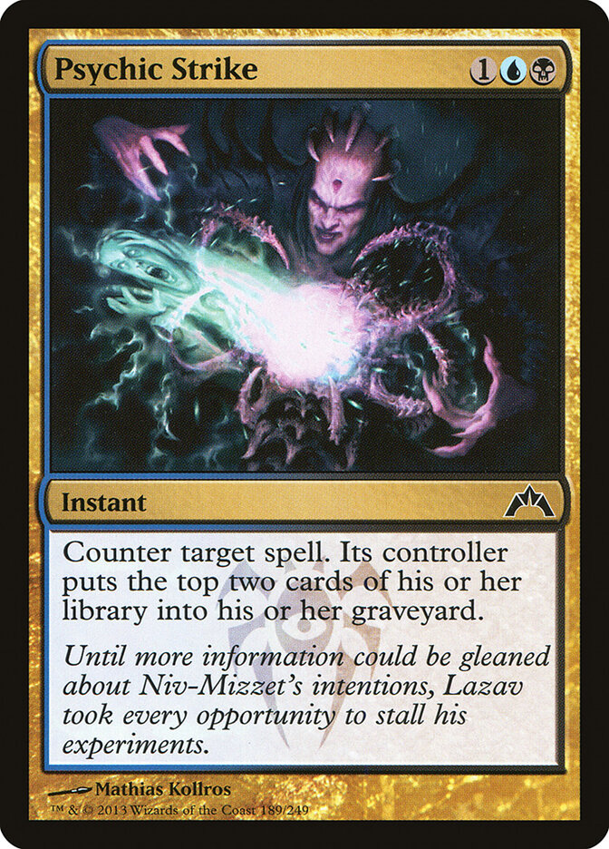 Psychic Strike card front