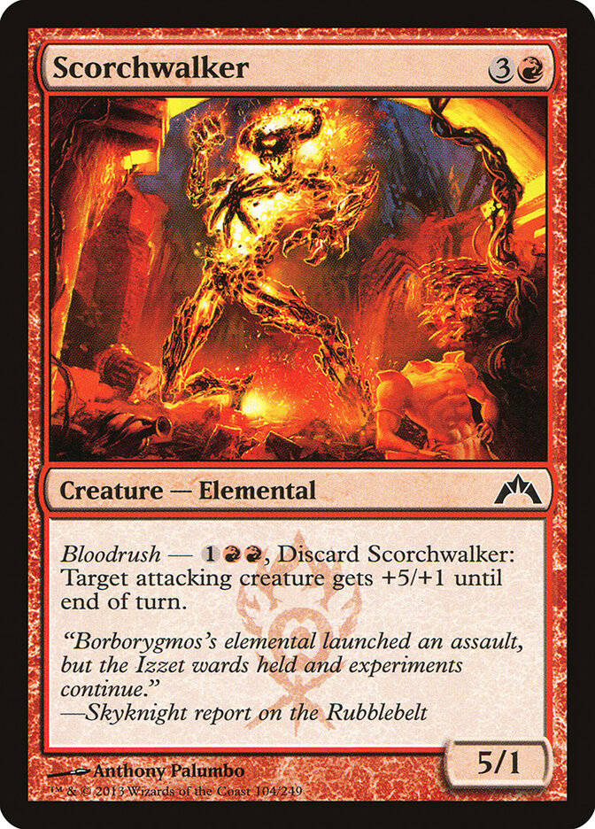 Scorchwalker card front