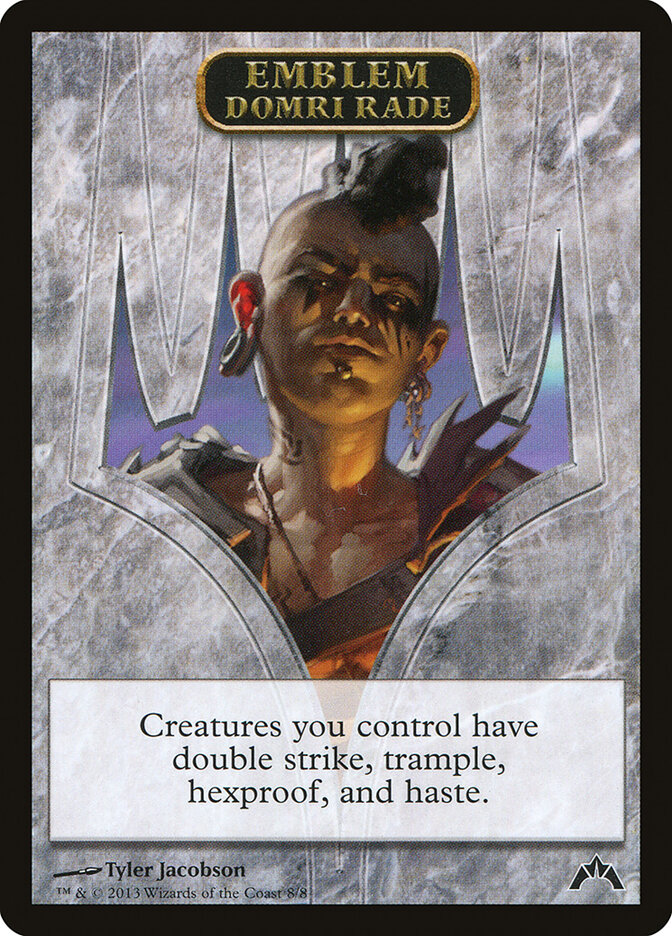 Domri Rade Emblem card front