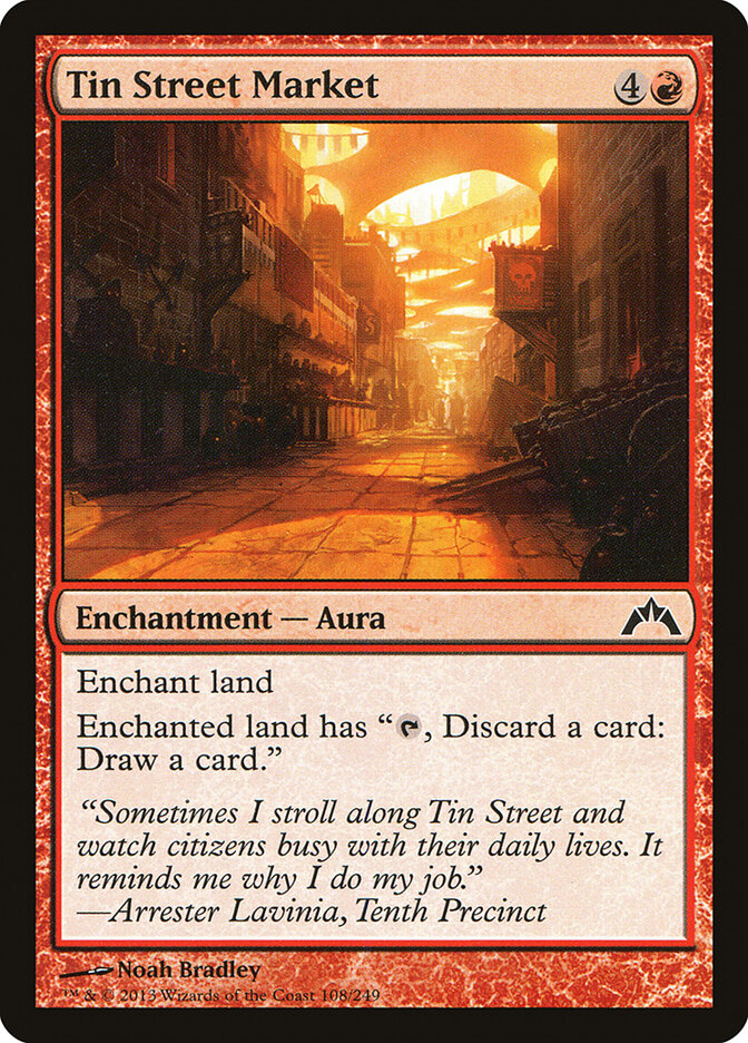 Tin Street Market card front