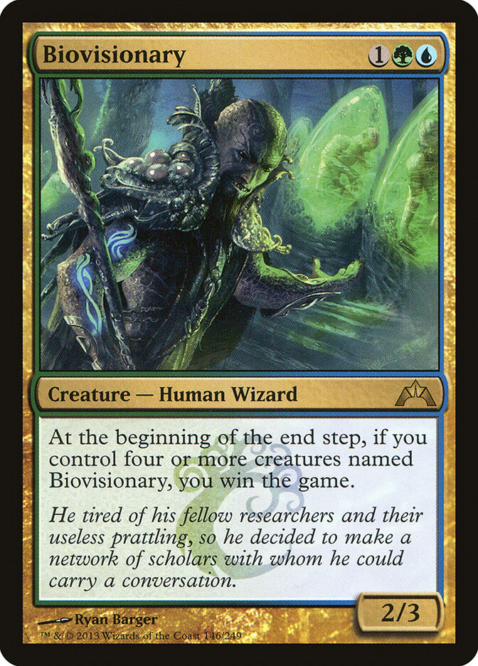 Biovisionary card front