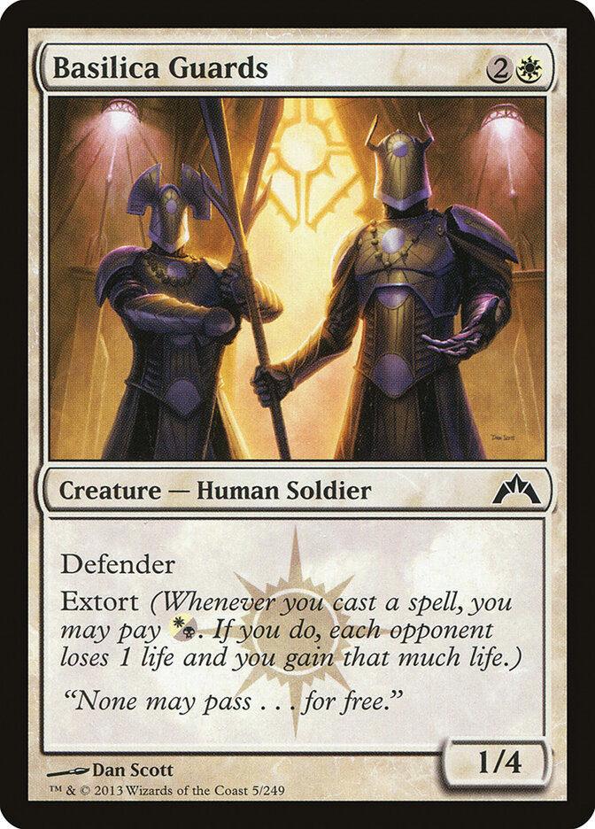 Basilica Guards card front