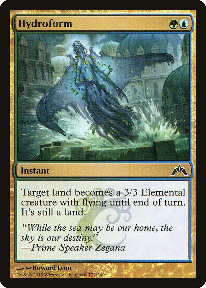 Hydroform card front