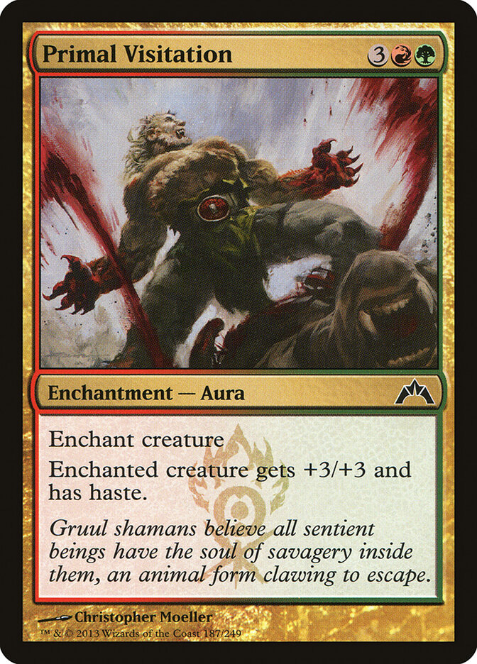 Primal Visitation card front
