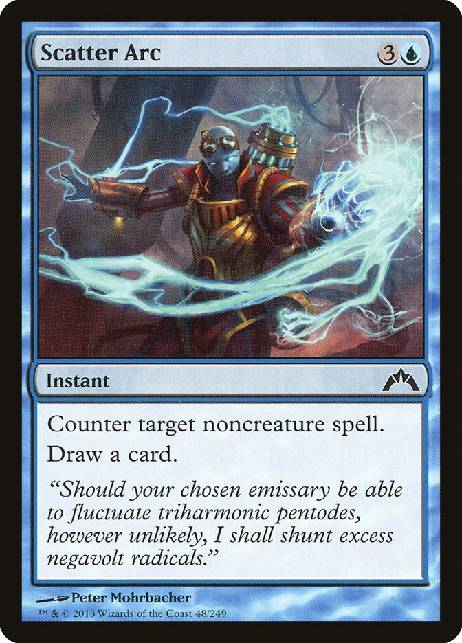 Scatter Arc card front