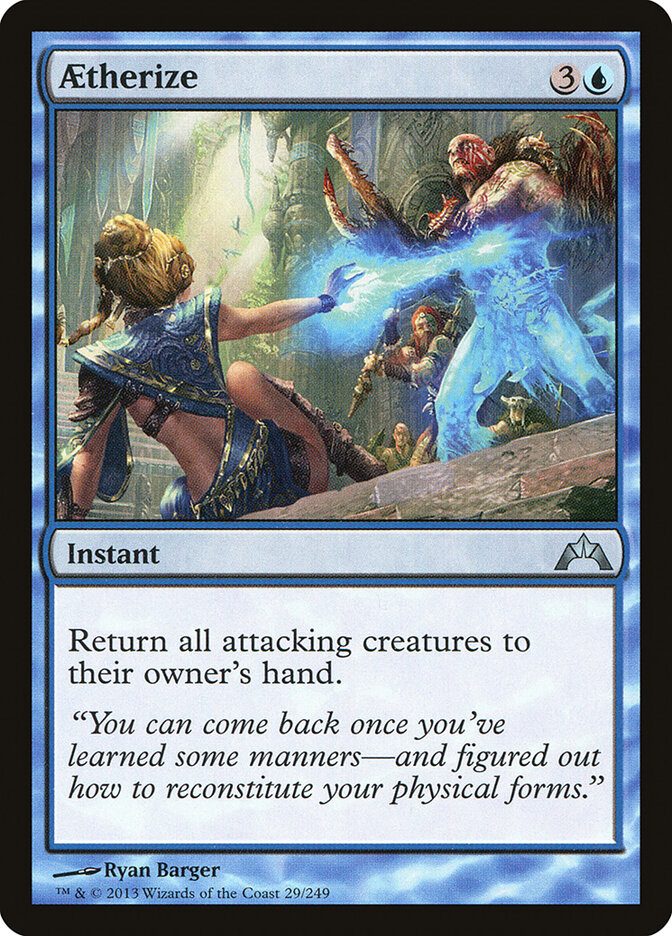 Aetherize card front