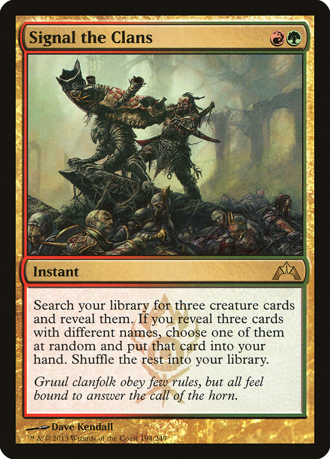 Signal the Clans card front