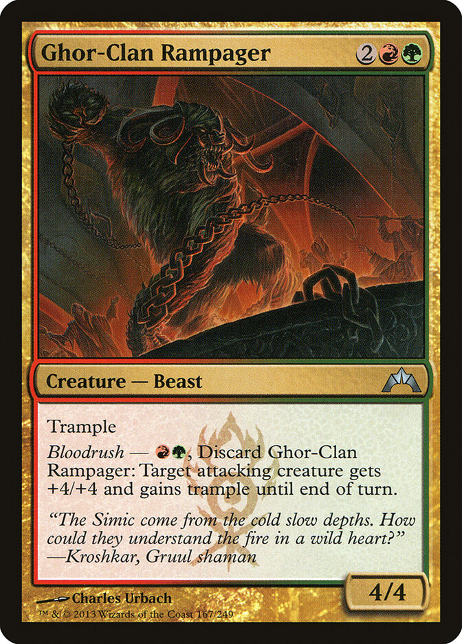 Ghor-Clan Rampager card front