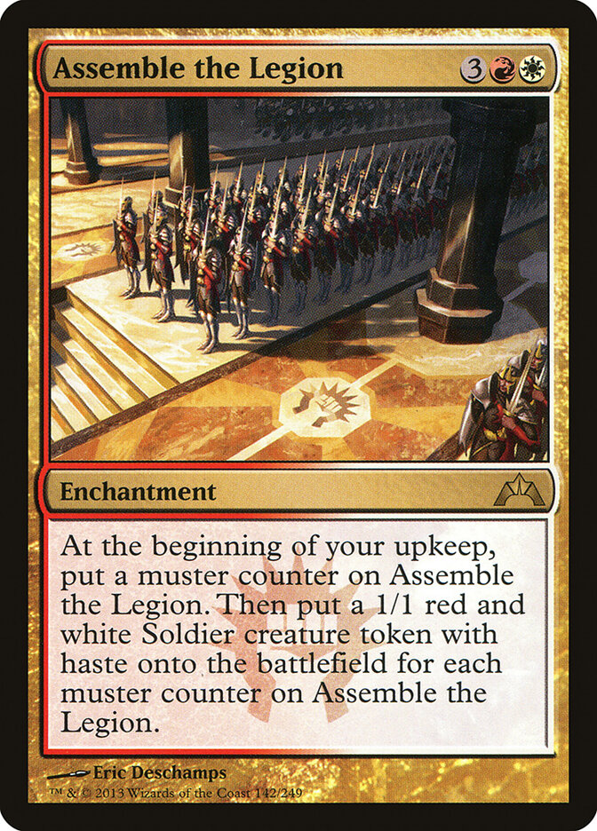Assemble the Legion card front