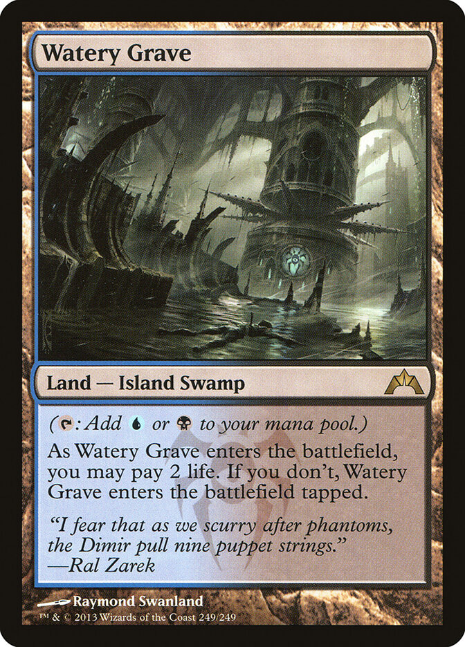 Watery Grave card front