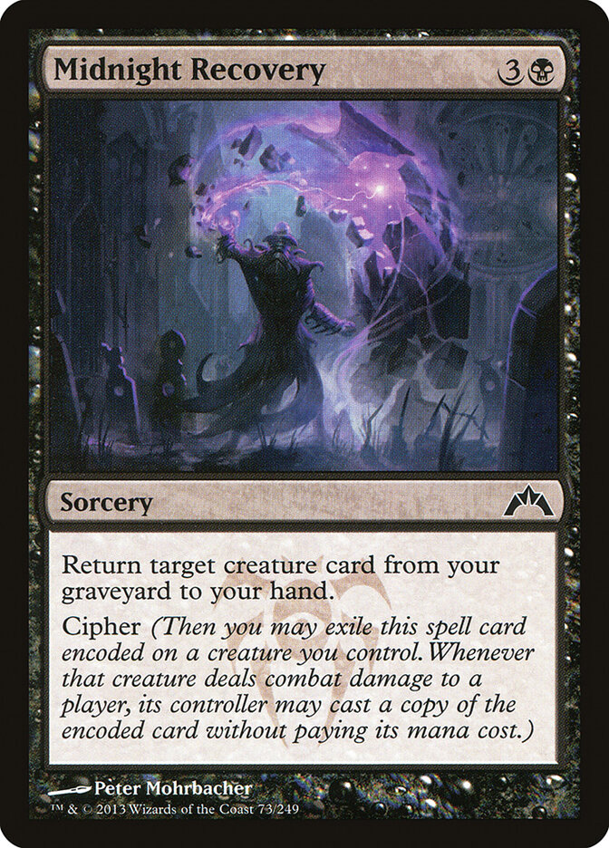 Midnight Recovery card front