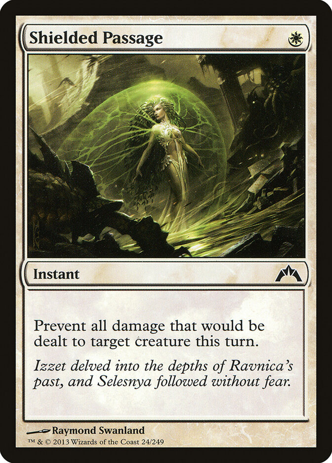 Shielded Passage card front