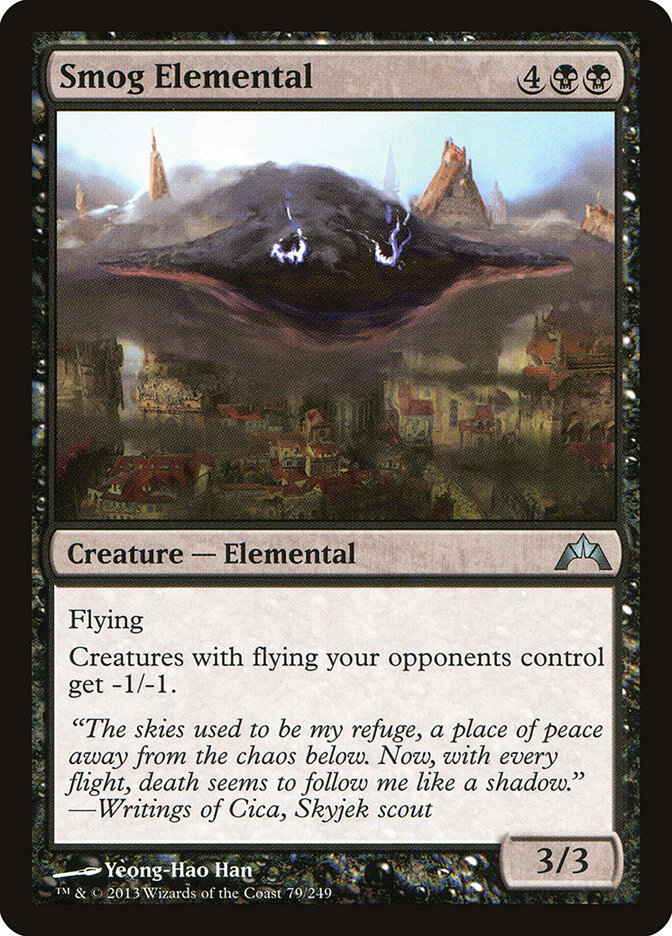 Smog Elemental card front