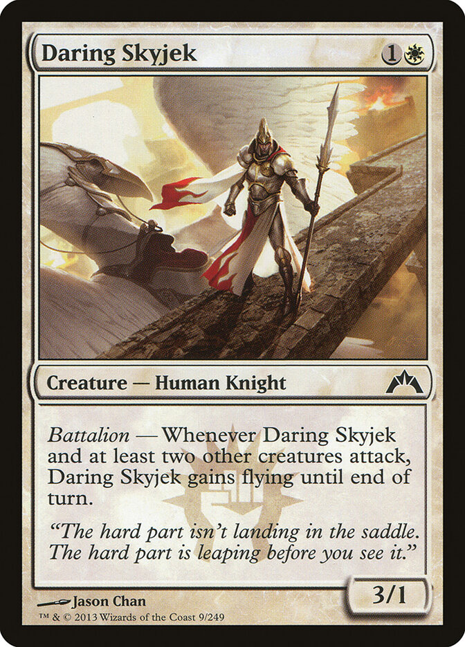Daring Skyjek card front