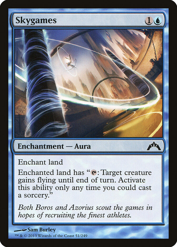 Skygames card front