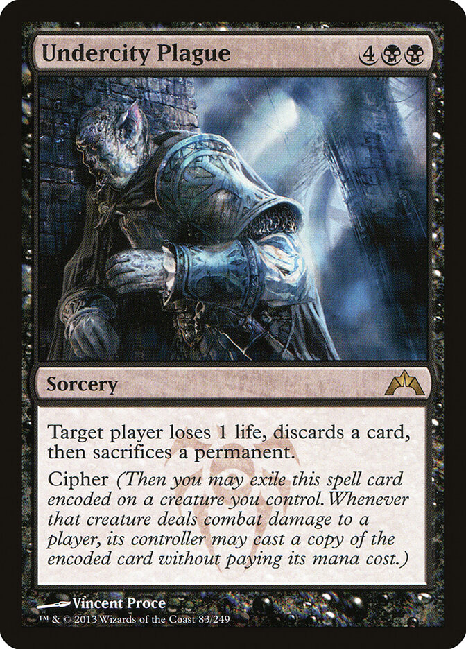 Undercity Plague card front