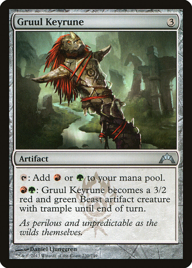 Gruul Keyrune card front