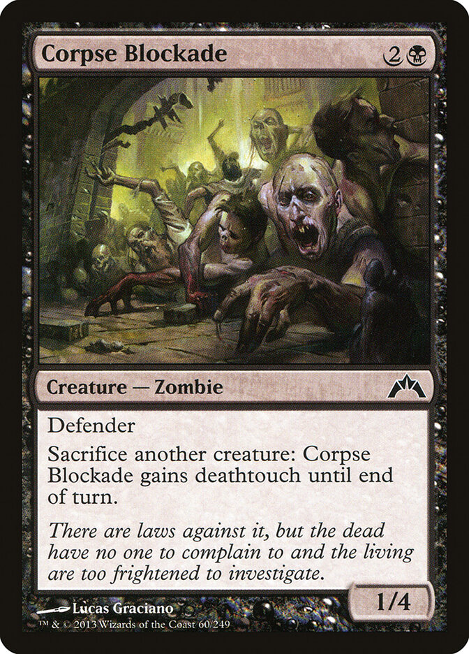 Corpse Blockade card front