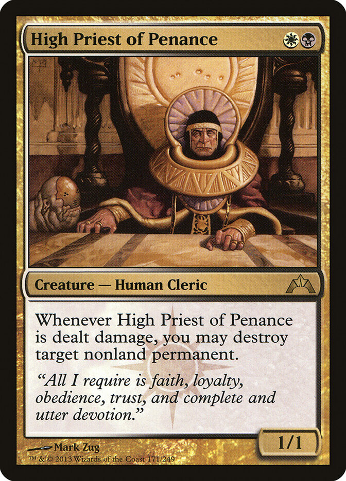 High Priest of Penance card front