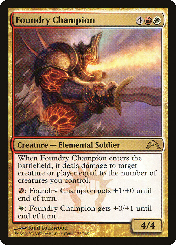 Foundry Champion card front