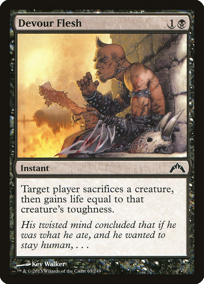 Devour Flesh card front