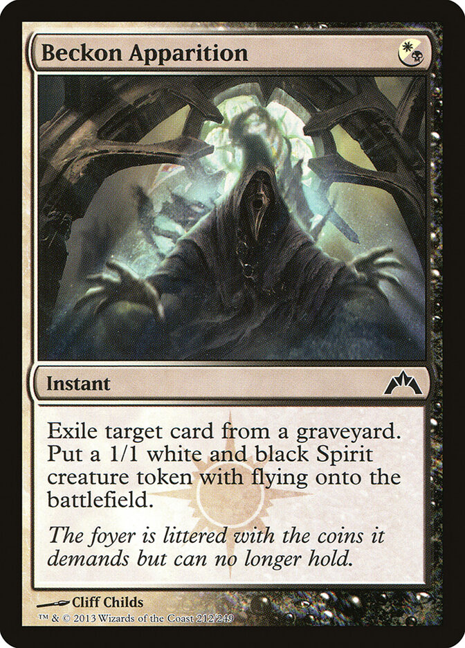 Beckon Apparition card front