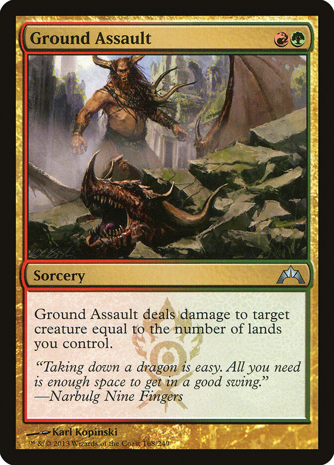 Ground Assault card front