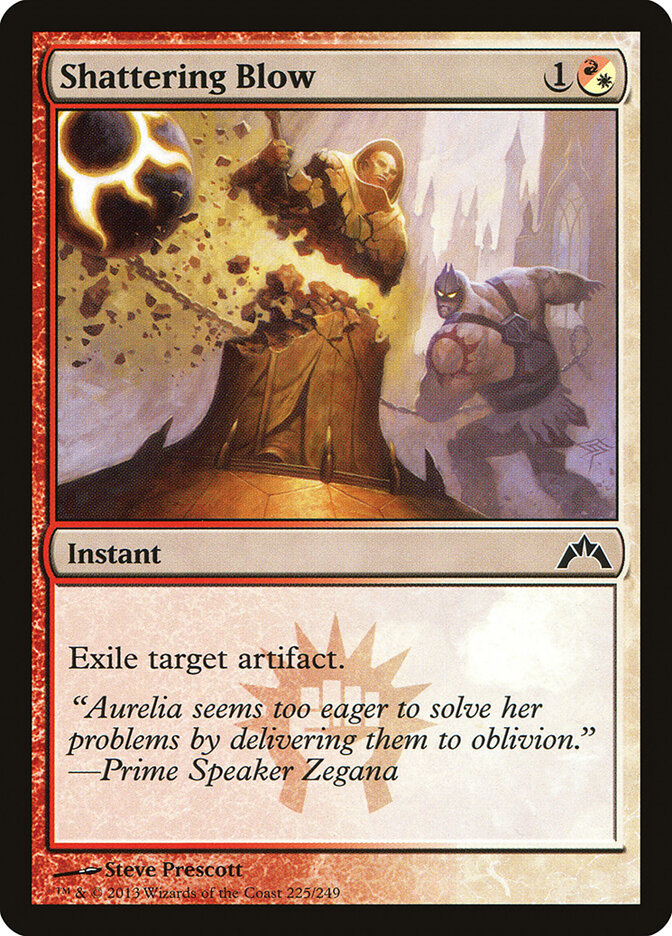Shattering Blow card front