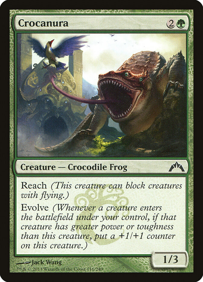 Crocanura card front