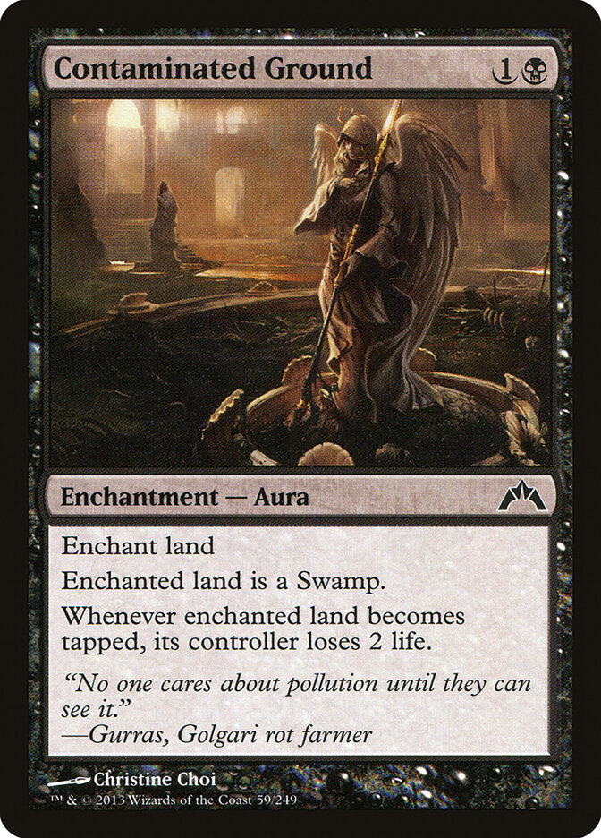 Contaminated Ground card front